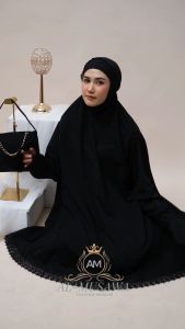 Mukena Dewasa Umroh Berlengan Mukenah Tangan Potongan Atas Bawah