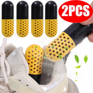 2PCS Sports Shoes Deodorant Capsules Sneakers Leather Shoe Deodorizers Portable Shoes Fresheners Desiccant Moisture Absorber