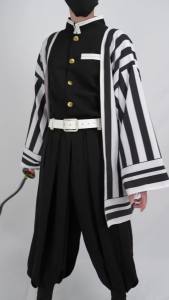 Anime Kimetsu No Yaiba Iguro Obanai Kimono Uniform Anime Pruik Cosplay
