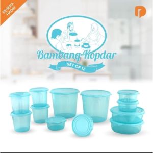Food Container Toples Plastik Bambang Kopdar Set Of 12 Toples Snack