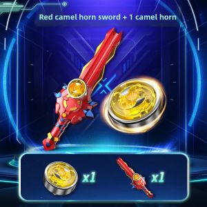 BABYSHOME | Battle Rotating Spinning Top Glowing Sword High-tech Toy