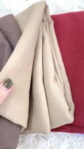 [ VẢI NAKI ] Vải LINEN GÂN may đồ thời trang cao cấp khổ 1.58m