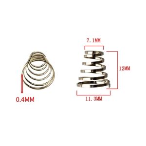 4PCS 304SS Bike Quick Release Spring - High Elasticity Anti-Loose Skewer Lever for MTB/Road Bike Universal Hub