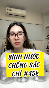 Bình Nước Tập Uống Cho Bé 250ml Bình Chống Sặc Quai Cầm Cho Bé Ống Hút Silicon Van Chống Sặc Chất Liệu An Toàn Cho Bé