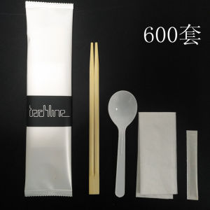 ชุดไม้กินข้าวแบบใช้แล้วทิ้ง ชุดไม้จิ้มอาหารสำหรับสั่งงานเข้ามา ชุดส้อมกลางมื้อ เครื่องประดับโต๊ะอาหารแบบใช้แล้วทิ้ง