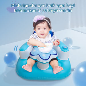Tatajoy Kursi Sofa Bayi Belajar Duduk 6 Bulan: Kursi Makan Bayi Cocok Untuk Bayi Kursi Bayi Pompa Untuk Belajar Duduk Makan Main Dan Mandi—Kursi Bayi / Balon Duduk Bayi/Kursi Duduk Bayi (Pompa Udara Internal)
