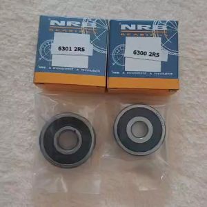 ลูกปืนล้อหน้า 6301 ซ้ายขวา อะไหล่รถมอไซค์ wave100z 125s 125x LS125 Sonic Nova Dash เวฟ โซนิค โนวา แดช รหัส 6301 2RS