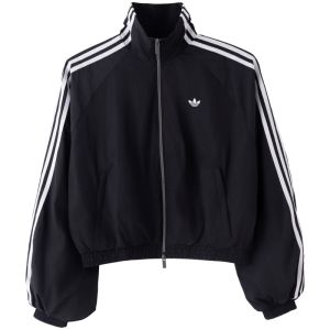 Áo Khoác Thể Thao Sọc Màu Trơn Dành Cho Nữ Adidas Trefoil Cổ Đứng Thông Thường KY5045 Trang Phục Tập Luyện & Tập Thể Dục