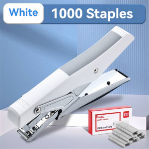 deli | Effortless Plier Stapler with 1000 Staples20 Sheet Capacity Office Desk Stapler for Stapling Home School Warehouse Handmade