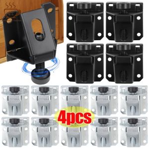 1/4PCS Cupboards Leveling Feet Wardrobe Anti Wobble Adjustable Screw Foot Home Reinforced Support Screws Hardware Accessories