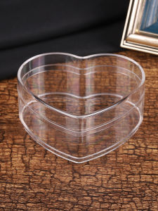 Hộp Nhựa Hình Trái Tim Sáng Tạo Đồ Ngọt Cưới Đồ Ngọt Chocolates Quà Tặng Ngày Lễ Tình Nhân Hộp Đựng Đồ Ngọt Trong Suốt