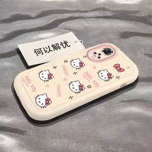 Huawei Nova9SE Silicone Phone Case Full Screen Kitty Cat Anti-Fall Shockproof Creative Trendy Lanyard High Aesthetic Couple