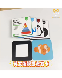 [SG Seller] Baby Vision Black White Visual Development Cards / Educational Stimulus Cards for Infants 0-6 Months