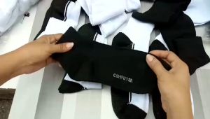 PROMO KAOS KAKI SEKOLAH SDSMPSMA KAUS KAKI PUTIH TELAPAK HITAM PAS MATA KAKI