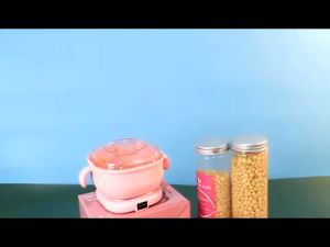 Foldable Wax Heater Hair Removal Wax Machine Portable Silicone Wax Warmer 400ML SPA Body Epilator Paraffin Wax Pot for Travel