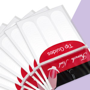 French Tip Manicure Stickers 10/50/100PCS Nail Art Guide Strips French Line Self-Adhesive DIY Nail Decals Fringe Designs