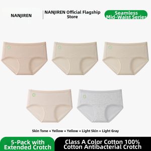 Nanjiren | Antibacterial Breathable No Pinch Buttocks Ladies Briefs 2026 New Model