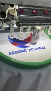BAGONG PILIPINAS EMBROIDERED POLO SHIRT QUALITY POLO AND EMBROIDERED ACTUAL PHOTOS