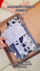 Rak Susun  Rak Buku Anak Rak Serbaguna Rak Mainan Anak 2x5 Ukuran  85 x 30 x 120 Cm Rak Buku Dan Tas