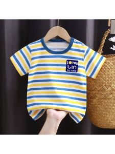 Áo Thun Cotton Tay Ngắn Cho Bé Gái Và Bé Trai Mùa Hè Mới Về Phong Cách Trẻ Em Trang Phục Trẻ Em Tay Lửng Áo Thun Cotton Nguyên Chất