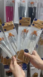 Set 6 cọ vẽ tranh cọ tô màu cọ tô tượng cọ tô tranh số hóa LIM DIY