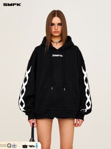SMFK | Racing Style Wide Cut Graphic Hoodie