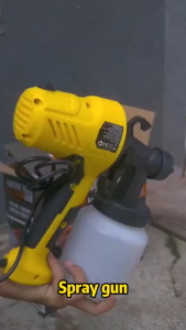 400W electric spray gun 800ml portable spray paint sprayer handheld electric spray paint sprayer high-power cordless spray paint sprayer a must-have for home decoration with three-mode nozzles.