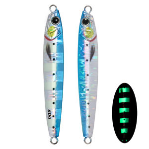 JIGGING PRO | Mồi Câu Giả JIGGING PRO Metal Jig Minnow 40g 60g Phát Sáng Câu Cá Biển Mặn Câu Xa Bờ Câu Đáy Biển Câu Trên Bờ Biển.