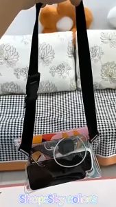 การ์ตูนกระเป๋ากันน้ำเอวกระเป๋าโทรศัพท์มือถือกระเป๋ากันน้ำกันน้ำกันฝนกันฝุ่นป้องกันหน้าจอสัมผัสโปร่งใสสำหรับโทรศัพท์ทุกเครื่องในช่วงเทศกาลสงกรานต์💦