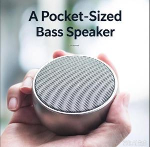 Portable Bluetooth Speaker Heavy Bass Subwoofer MetalWireless Speaker Support TF Card AUX Hands-free Call