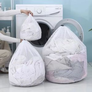 Drawstring Laundry Bags Fine Mesh/Coarse Net Wash Bags Dirty Clothes Storage Pouch Wash Bag Protect Clothes For Washing Machine
