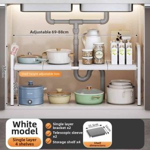 XUNHUAI | Adjustable Multilevel Kitchen Sink Storage Rack
