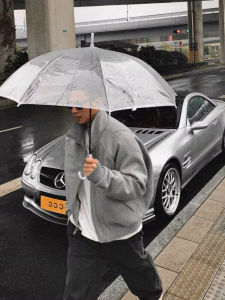 Winter Machete Sleeve Profile Short Cotton Coat Mens Loose Deconstruct Fancy Joxy Jacket Cotton Clothing Cotton Coat Tide