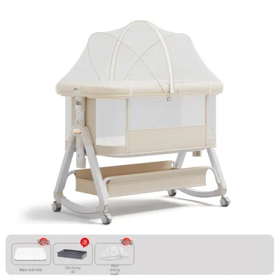 Crib Bé Gấp Đa Năng