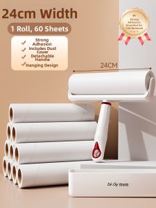 bicoy | Efficient Long-Handle Roller Sticky Paper