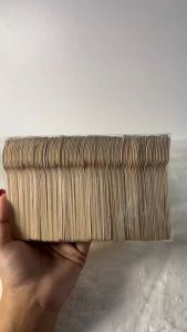 Greenearth ส้อมไม้แบบใช้แล้วทิ้ง ส้อมไบโอ ส้อมพลาสติก ย่อยสลายได้ ขนาด 10.5ซม