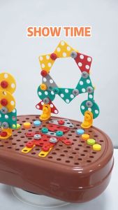 Bộ đồ chơi kỹ sư lắp ráp - đồ chơi vặn ốc vít chất liệu nhựa ABS cao cấp - Cho bé từ 3 tuổi