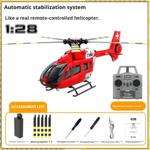 ST[Available now][Fast delivery]New C190 Remote Control Helicopter Brushless Motor With Optical Flow Rc Electric Duct Simulation Model Airplane Toy Gift