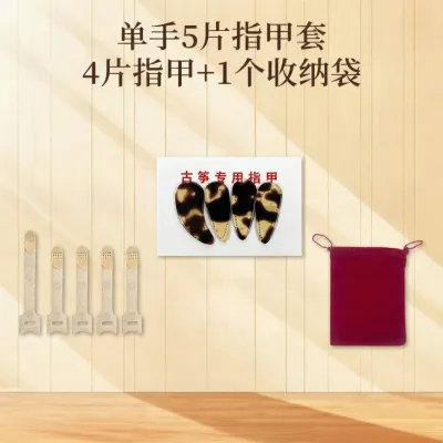 Adjustable Non-adhesive Guzheng and Pipa Nail Covers