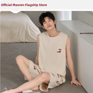 MiiOW | Summer Lightweight Breathable Cotton Mens Sleepwear