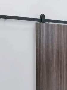Sliding Door Track Kit Antique Style Barn Door Hardware | Carbon Steel Complete Set 4.9/6/8 FT | For Wardrobe & Kitchen