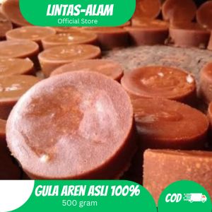 Gula aren merah 1 kg original asli dijamin 500gram/ Gula merah aren nira COD