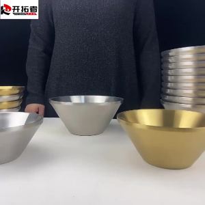 Commercial 304 Stainless Steel Double-layer Bowl