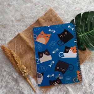 BUKU DAILY PLANNER JILID SPIRAL UK A5 ISI 100 HALAMAN
