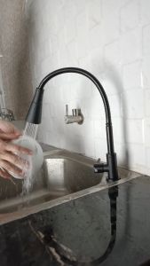 Keran Cuci Piring GOOSE Terompet Fleksible Tancap Stainless-  GS188 TCP