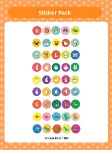 BABYSHOME | Magic Sticker Stamp Book and Pen