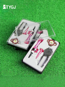 TTYGJ | Golf Accessory Set Greens Fork Magnetic Ball Marker Tee Pins Cap Clip