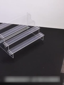 Happihaus 3-5 Layers Acrylic Badge Storage Stand Figure Model Toy Display Rack Blind Box Storage Rack