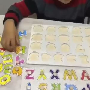 Puzzle Kayu / Puzzle Kayu Knob / Mainan edukasi / Puzzle kayu Angka