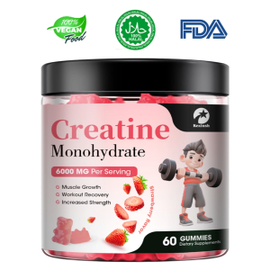 Kexinsh Creatine Monohydrate Gummies 6000mg Muscle Strength Muscle Builder Energy Boost
